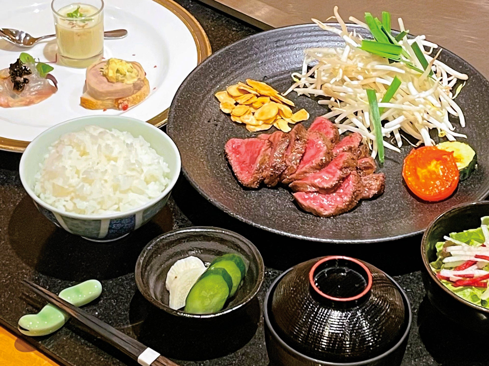 1일 10식 한정 | 토치기 와규 카이노미 스테이크 런치 코스