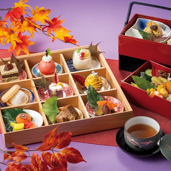簾 アフタヌーンティー｜秋を愛でる和のお茶会