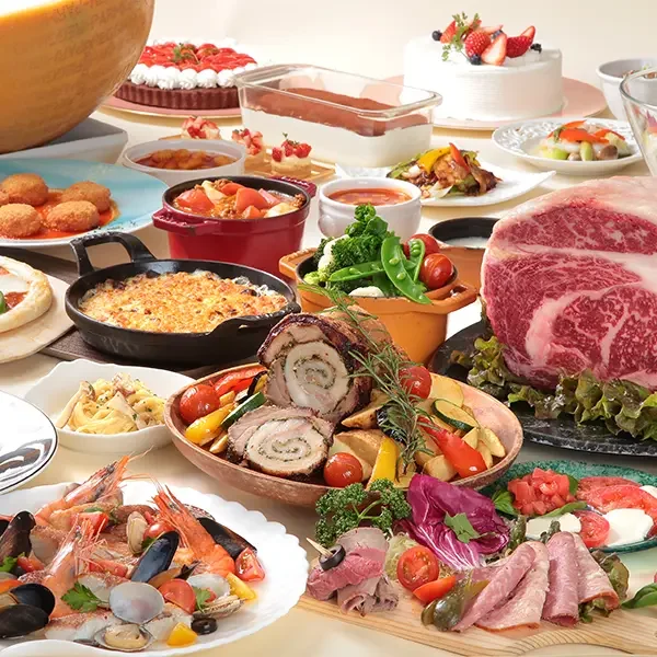 イタリアンディナーブッフェ3月1日(日)～5月31日(日)※5/2～5/6の期間中は開催しておりません。